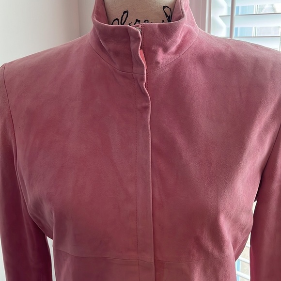 NWT AGNONA Ultra Luxury Genuine Brushed Leather Jacket - Picture 3 of 14